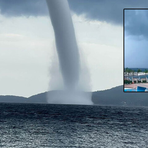 Ο υδροστρόβιλος στη Χαλκιδική