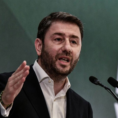 Ο Νίκος Ανδρουλάκης, πρόεδρος του ΠΑΣΟΚ-ΚΙΝΑΛ