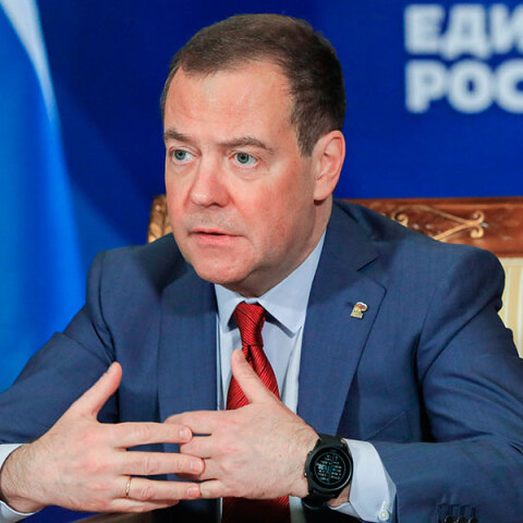 Ο πρώην πρόεδρος της Ρωσίας Ντμίτρι Μεντβέντεφ /