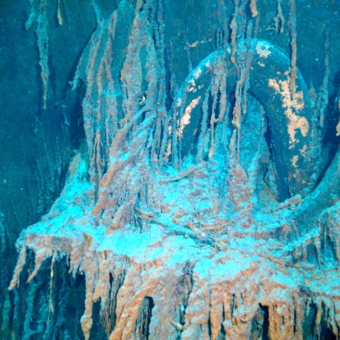 Τιτανικός: Συνεχίζει να καταστρέφεται από βακτήρια, μετατρέπεται σε μια άμορφη μάζα σκουριάς