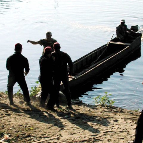 Επιχείρηση διάσωσης μεταναστών στον Έβρο
