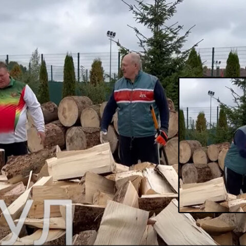 Ο Λουκασένκο κόβει ξύλα για την Ευρώπη σε ειρωνικό βίντεο που προβλήθηκε στη Λευκορωσία