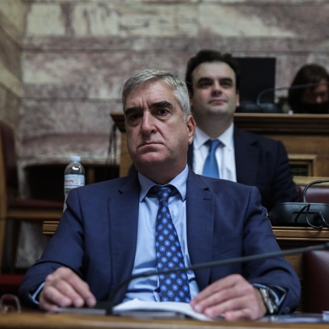 Ο Παναγιώτης Κοντολέων, πρώην διοικητής της ΕΥΠ, στην Εξεταστική Επιτροπή