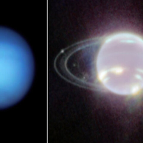 Ο Ποσειδώνας όπως τον «είδε» το τηλεσκόπιο Hubble και το τηλεσκόπιο James Webb