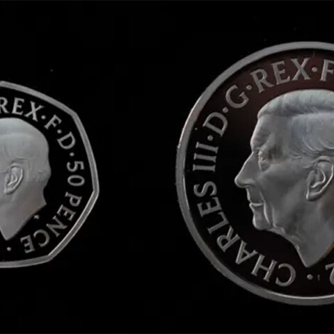 Τα νομίσματα με το πορτρέτο του βασιλιά Καρόλου