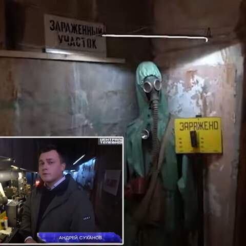 Ρώσος δημοσιογράφος σε υπόγειο πυρηνικό καταφύγιο