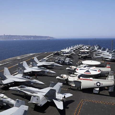 Έφτασε στην Ελλάδα το «George H.W. Bush» - Το αμερικανικό αεροπλανοφόρο θα παραμείνει στη νατοϊκή βάση στο Μαράθι της Σούδας μέχρι τις 10 Οκτωβρίου.