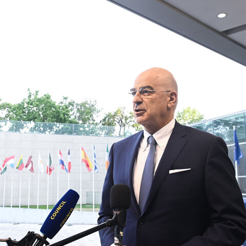 Ο υπουργός Εξωτερικών της Ελλάδας Νίκος Δένδιας