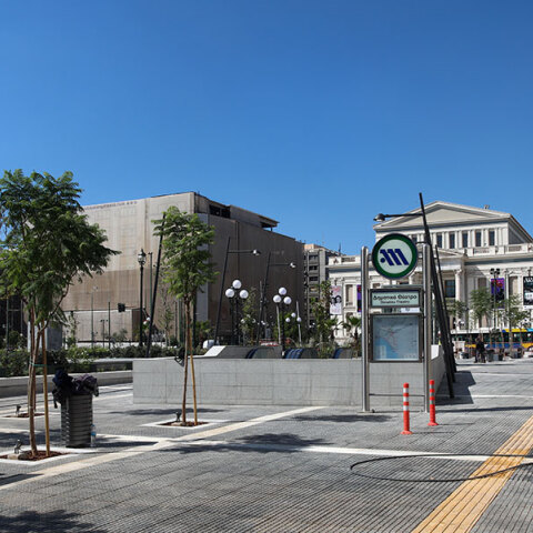 Ο σταθμός Μετρό «Δημοτικό Θέατρο» στον Πειραιά