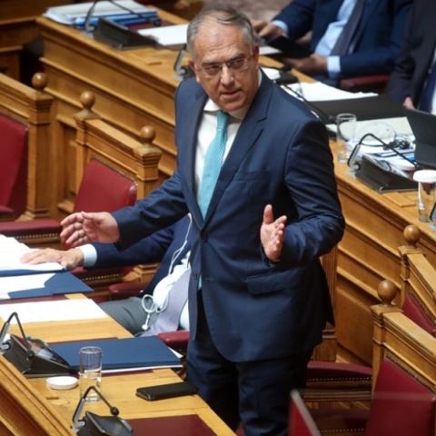 Ο υπουργός Προστασίας του Πολίτη Τάκης Θεοδωρικάκος