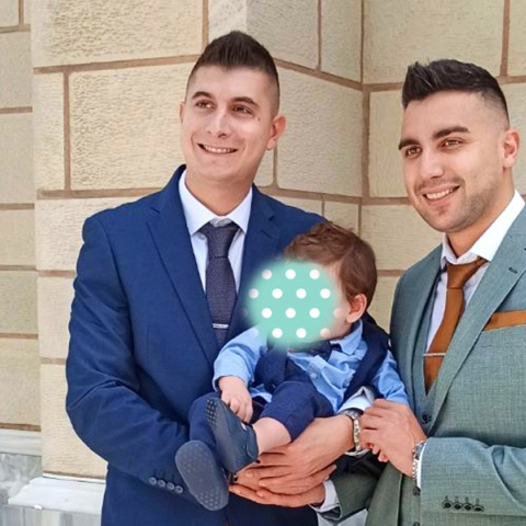 Αστυνομικοί βάφτισαν μωρό που έσωσαν στην κακοκαιρία «Ελπίς»