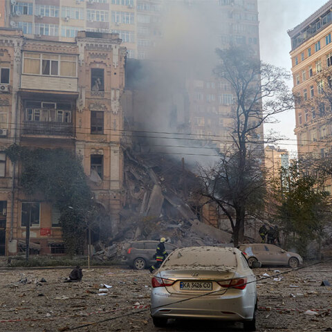 Κατεστραμμένες υποδομές στην Ουκρανία από ρωσικούς βομβαρδισμούς 