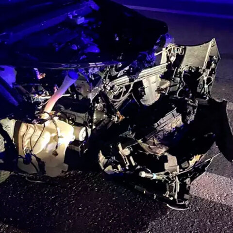 Το αυτοκίνητο του δημάρχου Σπάρτης έχει υποστεί ζημιές μετά το τροχαίο με το αγριογούρουνο