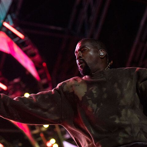 O Κάνιε Γουέστ επί σκηνής