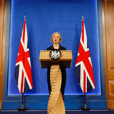 Η πρωθυπουργός της Βρετανίας Λις Τρας