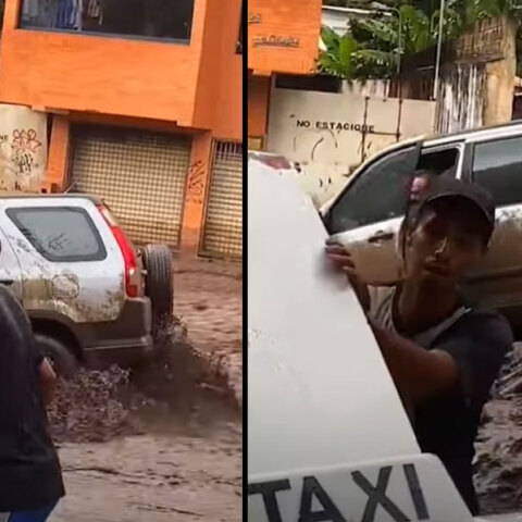 Οδηγοί και αυτοκίνητα παρασύρονται από ορμητικούς χειμάρρους λάσπης στη Βενεζουέλα