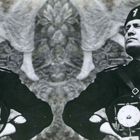 Ο Ιταλός δικτάτορας Μπενίτο Μουσολίνι