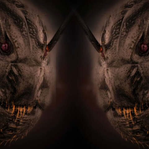 Πώς ένα μυρμήγκι μοιάζει με τέρας μέσα από τον φακό φωτογράφου