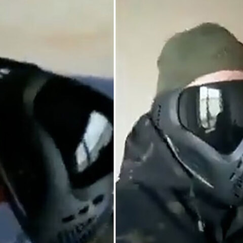 Ρώσοι επίστρατοι φορούν πλαστικές μάσκες του paintball για να πολεμήσουν στην Ουκρανία