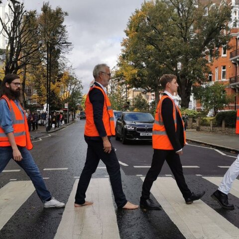 Oι ακτιβιστές της Just Stop Oil στην Abbey Road