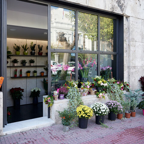 Λουλουδάδικα στο Σύνταγμα