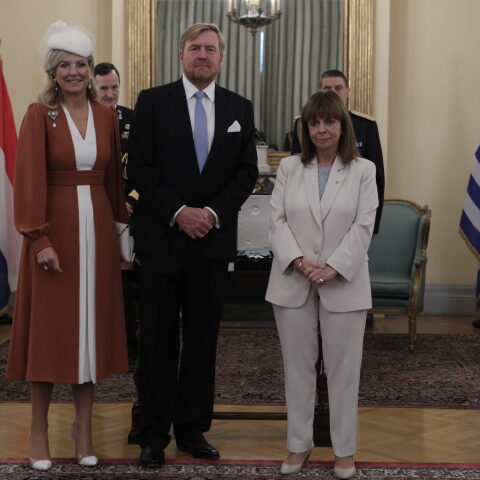 Στο Προεδρικό Μέγαρο το βασιλικό ζεύγος της Ολλανδίας