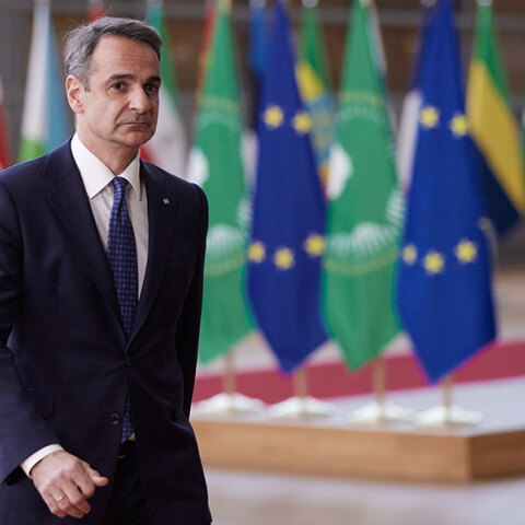 Ο πρωθυπουργός της Ελλάδας Κυριάκος Μητσοτάκης