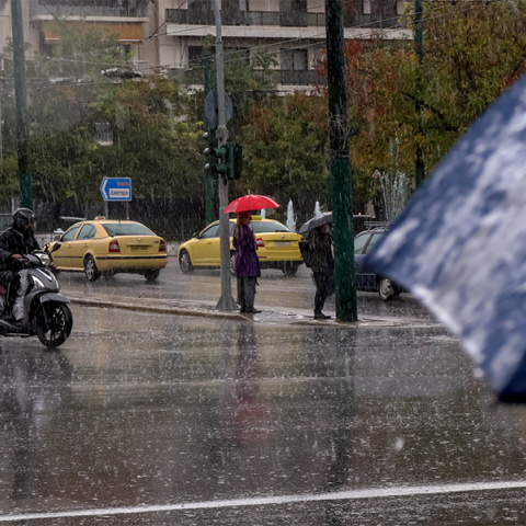 Βροχή στην Αθήνα