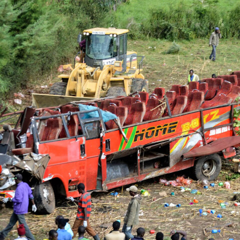 Τροχαίο δυστύχημα με λεωφορείο στην Αφρική