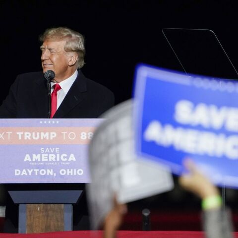 Ο Ντόναλντ Τραμπ σε προεκλογική συγκέντρωση