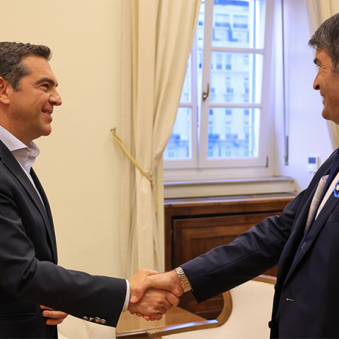 Συνάντηση Τσίπρα με τον Γάλλο πρέσβη