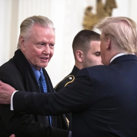 Ο Γιον Βόιτ με τον Ντόναλντ Τραμπ