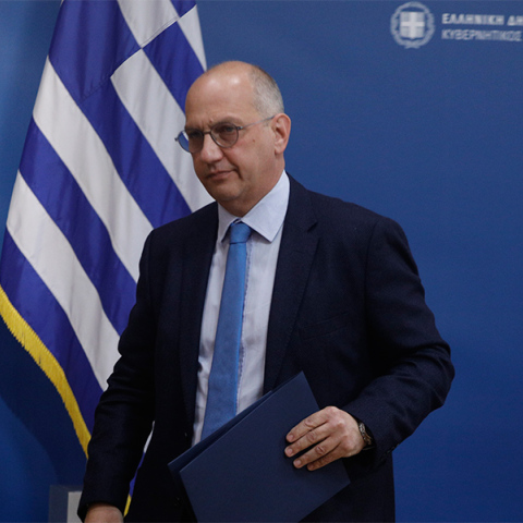 Ο κυβερνητικός εκπρόσωπος Γιάννης Οικονόμου