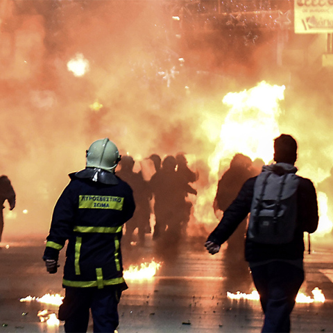 Επεισόδια στην Πάτρα (Φωτογραφία αρχείου)