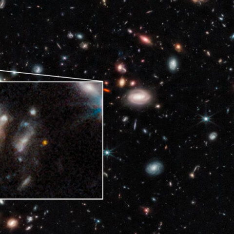 Το διαστημικό τηλεσκόπιο James Webb κατέγραψε δύο από τους πιο μακρινούς και φωτεινούς γαλαξίες του σύμπαντος