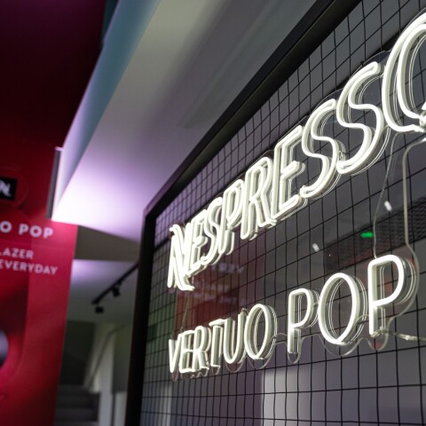 Nespresso Vertuo Pop Event Installation