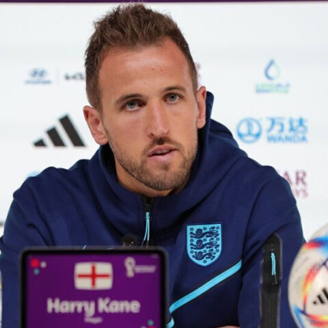 Ο επιθετικός της Αγγλίας Χάρι Κέιν σε συνέντευξη Τύπου