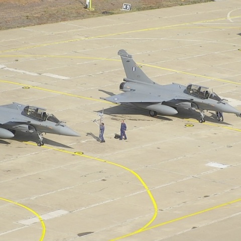 Tα δυο νέα Rafale της Πολεμικής Αεροπορίας έφτασαν στην Τανάγρα (βίντεο)