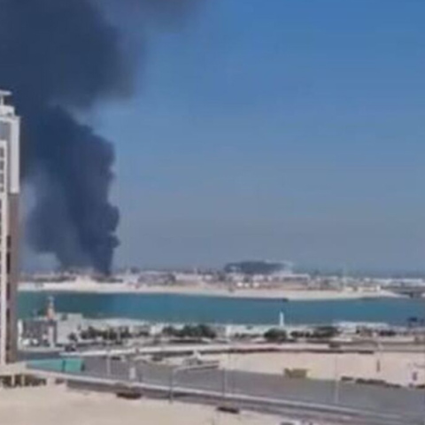 Πυρκαγιά κοντά στο στάδιο Λουσέιλ