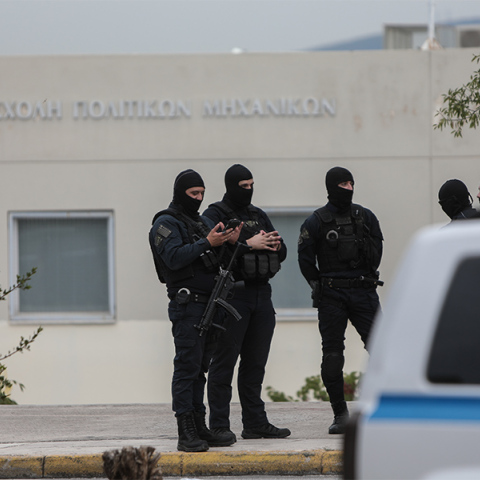 Αστυνομικές δυνάμεις στην Πολυτεχνειούπολη Ζωγράφου