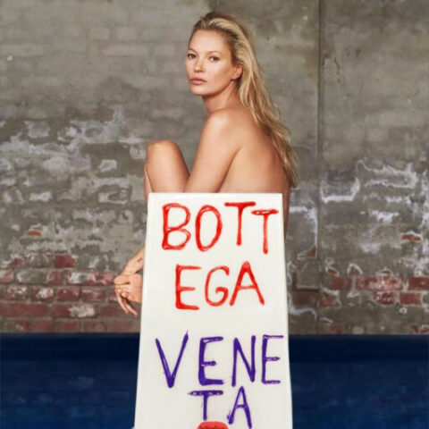 Kate Moss: Γυμνή για την Bottega Veneta