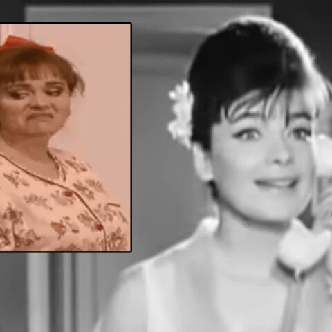 Η Τζένη Καρέζη στη χαρακτηριστική σκηνή από την ταινία «Δεσποινίς Διευθυντής»