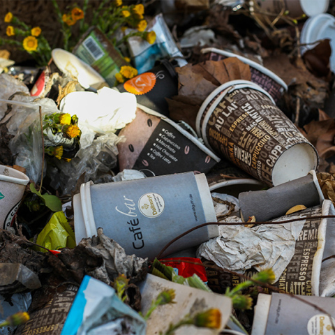 Χάρτινα ποτήρια καφέ