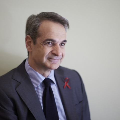 Συνάντηση του Κυριάκου Μητσοτάκη με την τυφλή Tik Toker Άννα Μπλαν