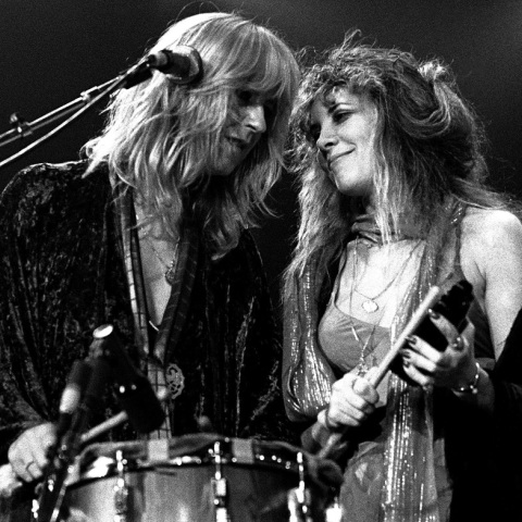 H Στίβι Νικς με την Κριστίν ΜακΒι