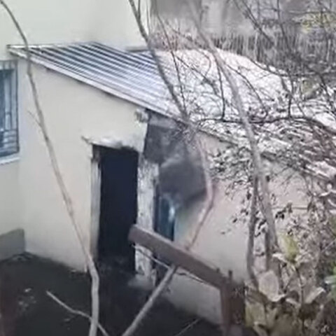 Το λεβητοστάσιο στις Σέρρες όπου σημειώθηκε η φονική έκρηξη που στοίχισε τη ζωή στον 12χρονο μαθητή του δημοτικού σχολείου