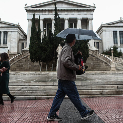 Βροχή στην Αθήνα