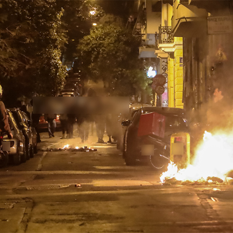 Επεισόδια στο κέντρο της Αθήνας