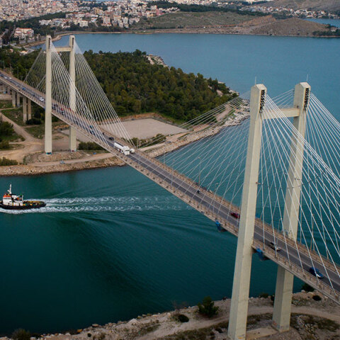 Η νέα γέφυρα στη Χαλκίδα