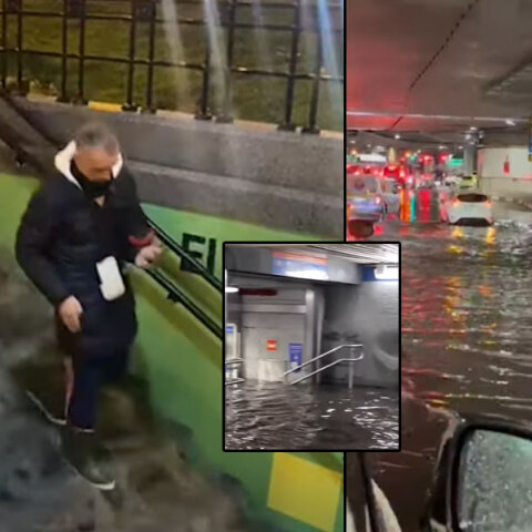 Πλημμύρες στη Μαδρίτη στο μετρό της ισπανικής πρωτεύουσας